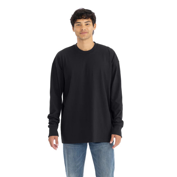 Next Level 7211 Heavyweight Long Sleeve T-Shirt | Black
