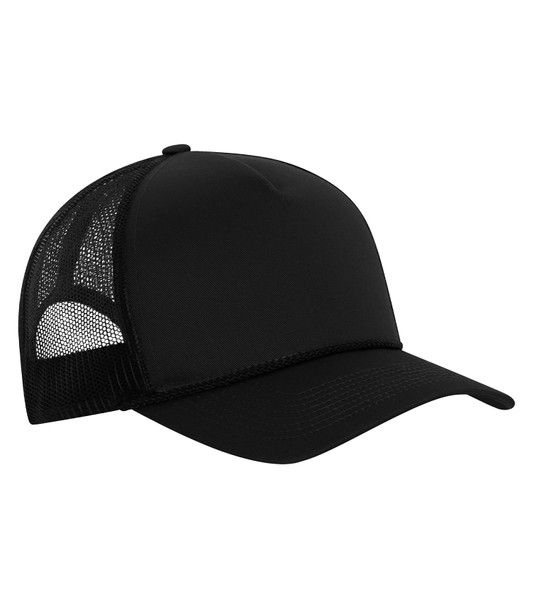 ATC C1343 Everyday 5-Panel Rope Trucker | Black/ Black