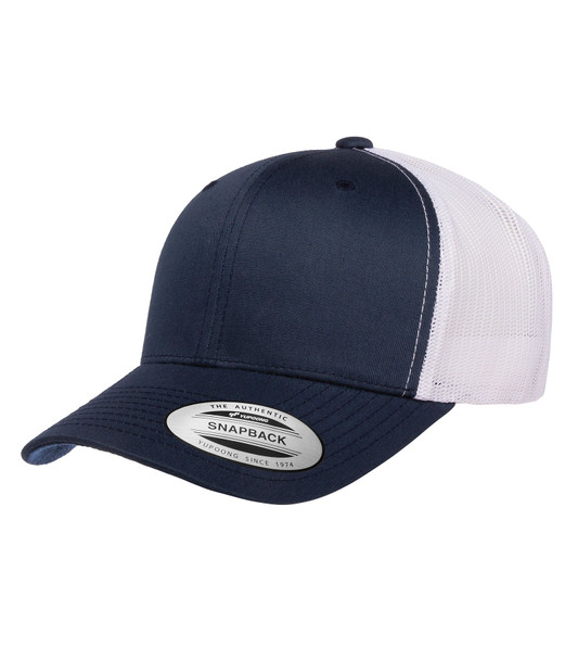 ATC Flexfit ATC6606 YP Classics Retro Trucker Cap | Navy/ White