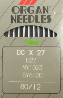 Organ B27 Industrial Sewing Needles Size 80