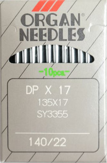 10 Organ DPx17 Industrial Sewing Machine Needles Size 140/22