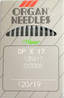 10 Organ DPx17 Industrial Sewing Machine Needles Size 120/19