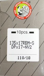 10 Organ DPx17 Industrial Sewing Machine Needles Size 110/18