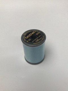 Brother Light Blue Satin Embroidery Thread 300M Reel
