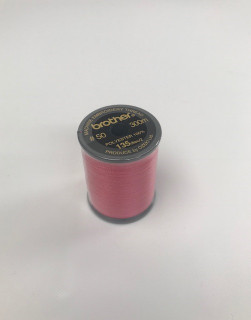 Brother Deep Rose Satin Embroidery Thread 300M Reel