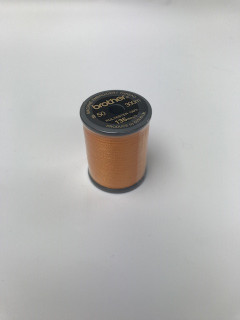 Brother Tangerine Satin Embroidery Thread 300M Reel