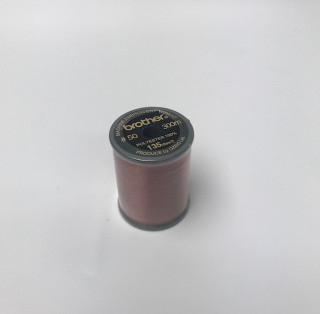 Brother Amber Red Satin Embroidery Thread 300M Reel