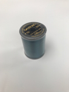 Brother Peacock Blue Satin Embroidery Thread 300M Reel