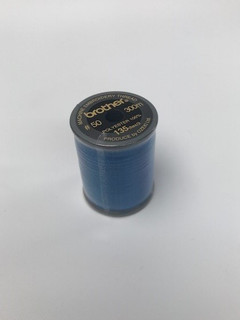 Brother Electric Blue Satin Embroidery Thread 300M Reel