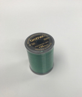 Brother Emerald Green Satin Embroidery Thread 300M Reel