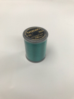Brother Teal Green Satin Embroidery Thread 300M Reel