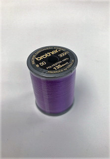 Brother Purple Satin Embroidery Thread 300M Reel