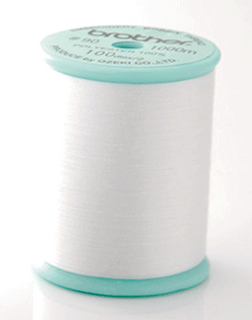 Brother Embroidery Bobbin Thread #90 1000M White