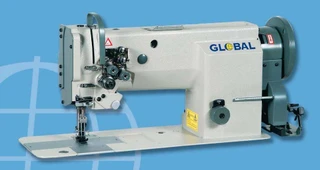 Global WF926 Industrial Twin Needle Walking Foot Needle Feed