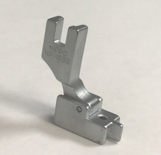 Invisible Zip Foot with Guide for Industrial Sewing Machine
