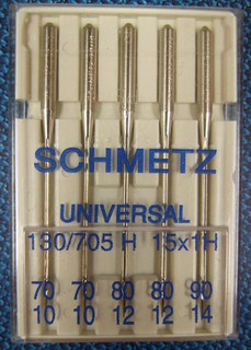 Schmetz Universal Normal Point Needles Assorted Sizes 70-90