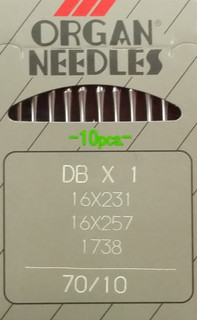 Organ 16x231 Industrial Sewing Machine Needles Size 70 x20