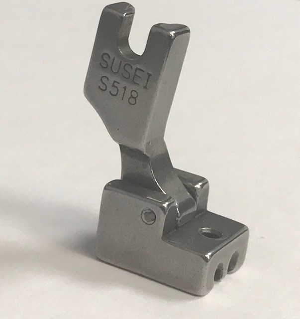 Invisible Hinged 2mm Zip Foot for Industrial Sewing Machine