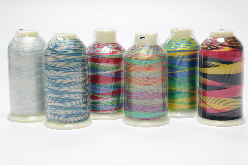 Tysew Ombres Embroidery Sewing Machine Thread Set 6x1000M