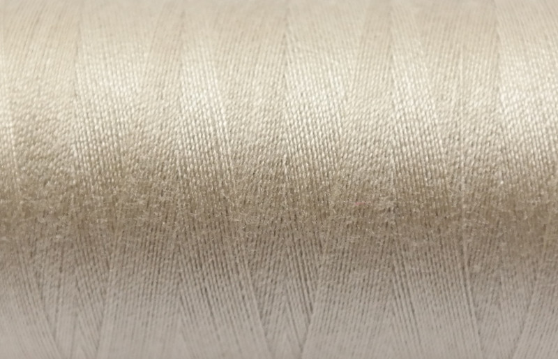 Tysew Sewing Machine Polyester Beige Thread 4x 5000M