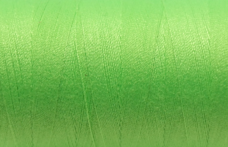 Tysew Fluo Green Sewing Machine Polyester Thread 10x1000M