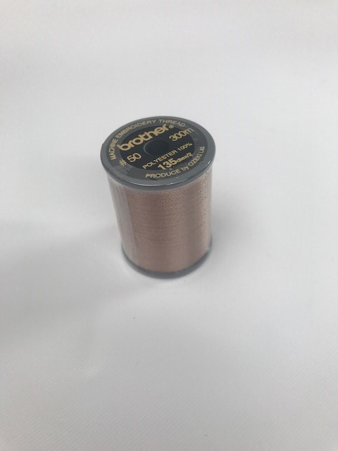 Brother Dark Coffee Satin Embroidery Thread 300M Reel