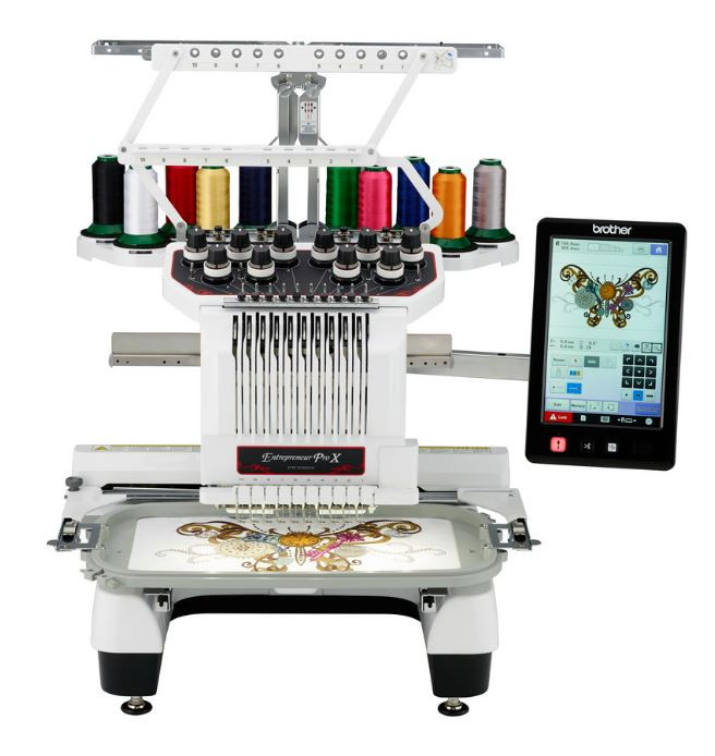 Brother PR1055X 10 Needle Industrial Embroidery Machine