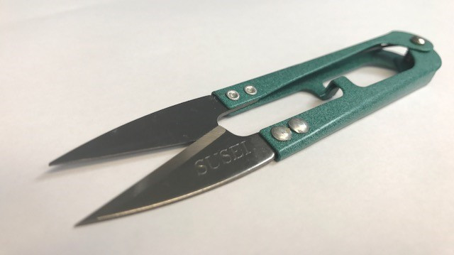 Mini Handheld Sewing/Embroidery Thread Cutter Snips (Green)
