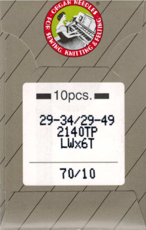 Organ LWX6T Industrial Blind Hem Sewing Needles Size 70
