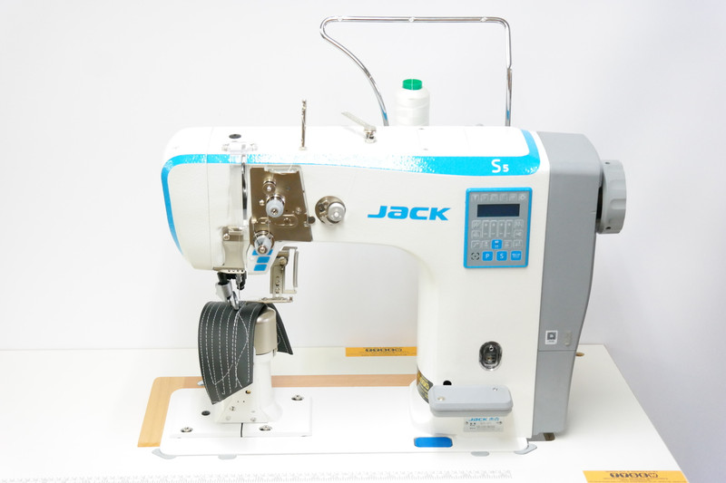 Jack S5 Post Bed Roller Wheel Feed Industrial Sewing Machine