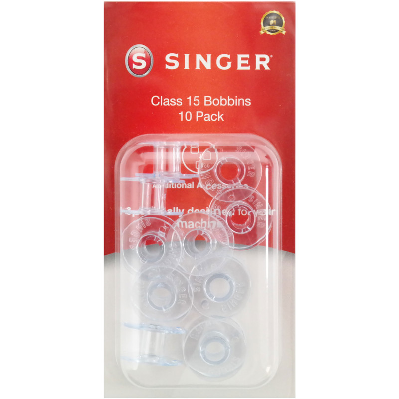 Singer Class 15 Sewing Machine Bobbins (10 Pack)
