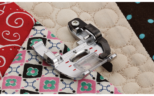 Brother Dual Feed 1/4" Piecing Foot & Guide (F076)