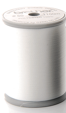 Brother Sewing & Embroidery Bobbin Thread #60 1100M White