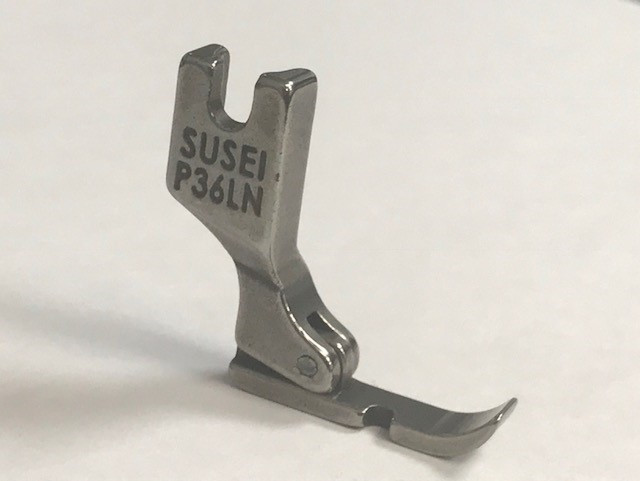 Left Cut Narrow Zip Foot for Industrial Sewing Machine