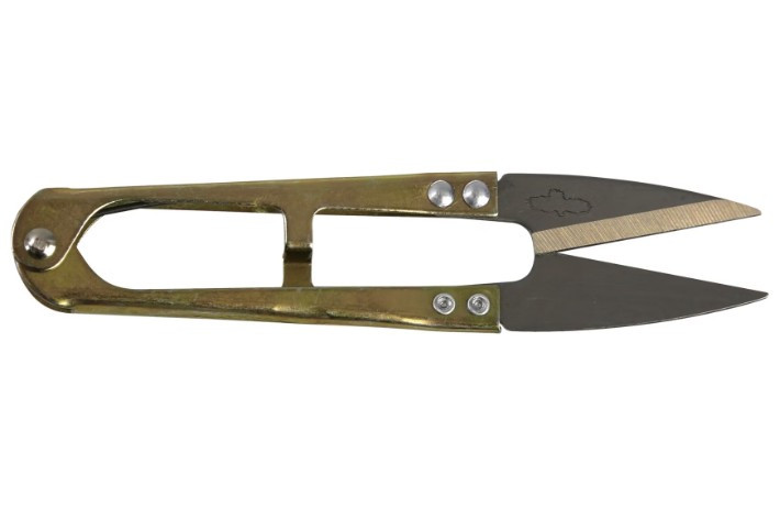 Mini Handheld Sewing/Embroidery Metal Thread Cutter Snips (Gold)