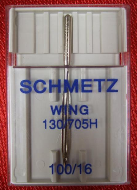 Schmetz Wing/Single Hemstitch Needle Size 100/16
