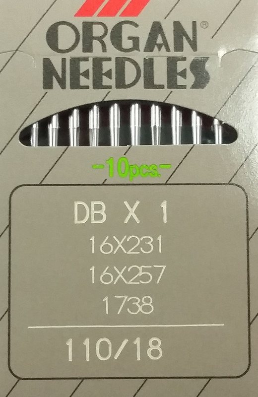 Organ 16x231 Industrial Sewing Machine Needles Size 110 x20