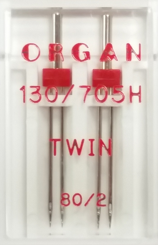 Organ 130/705H Domestic Sewing Needles Size Twin 80