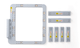 Brother MF180 Magnetic Embroidery Frame Hoop 180mm x 130mm