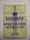 Schmetz Twin/Stretch Needle Size 2.5mm/75