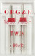 Organ 130/705H Domestic Sewing Needles Size Twin 90