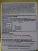 Monolaurin Complete supplement label with 21oz bottle size and nutrition facts in color.