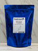 Monolaurin Complete supplement by Health Natura in 21oz blue foil pouch packaging.