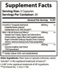 Testosterone Matrix Daily Support supplement facts label with serving size and herbal ingredients listed. Testosterone Matrix Daily Support supplement facts label with serving size and herbal ingredients listed.