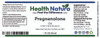 Pregnenolone Oil by Health Natura, 1 oz size, brown glass topical supplement bottle packaging