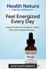 Estrogen Oil by Health Natura in 1 oz amber glass bottle, black dropper.