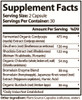Health Natura BioActive Adrenal Support supplement label with natural ingredients listed and dark green packaging.