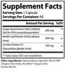 supplement facts