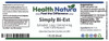 Simply Bi-Est Oil Product Label.