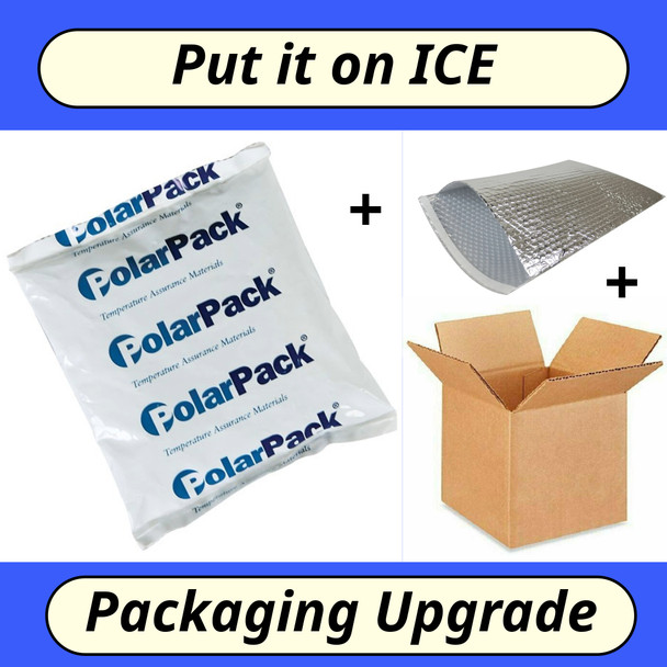 PolarPack ice pack and insulated packaging for cool shipping, 4-bottle cool storage.